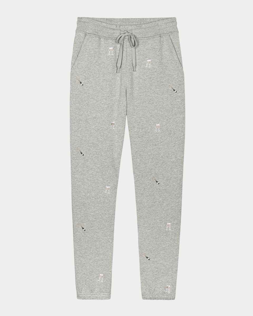 Champagne Embroidered Kingston Sweatpants